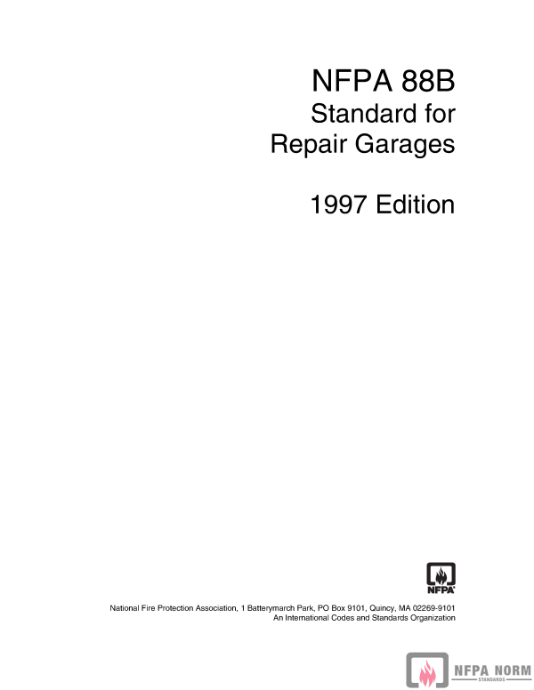 NFPA 88B PDF NFPA 88B PDF